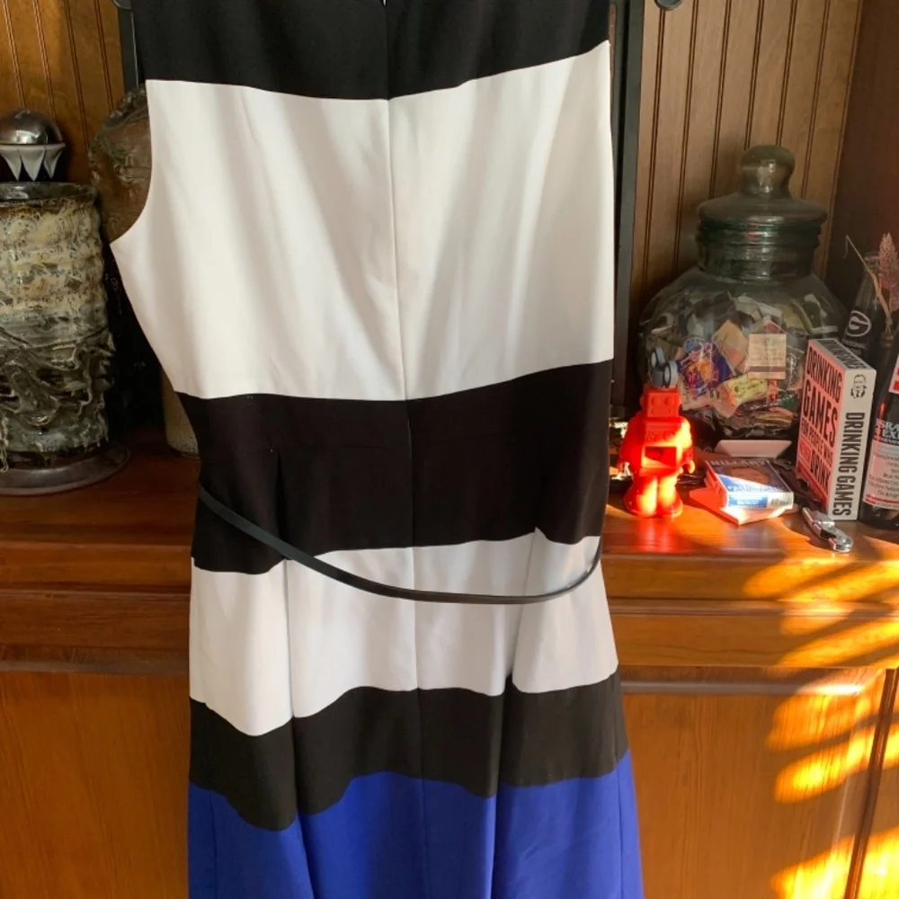 Marc New  York by‎ Andrew Marc belted dress . Worn once. Great condition.